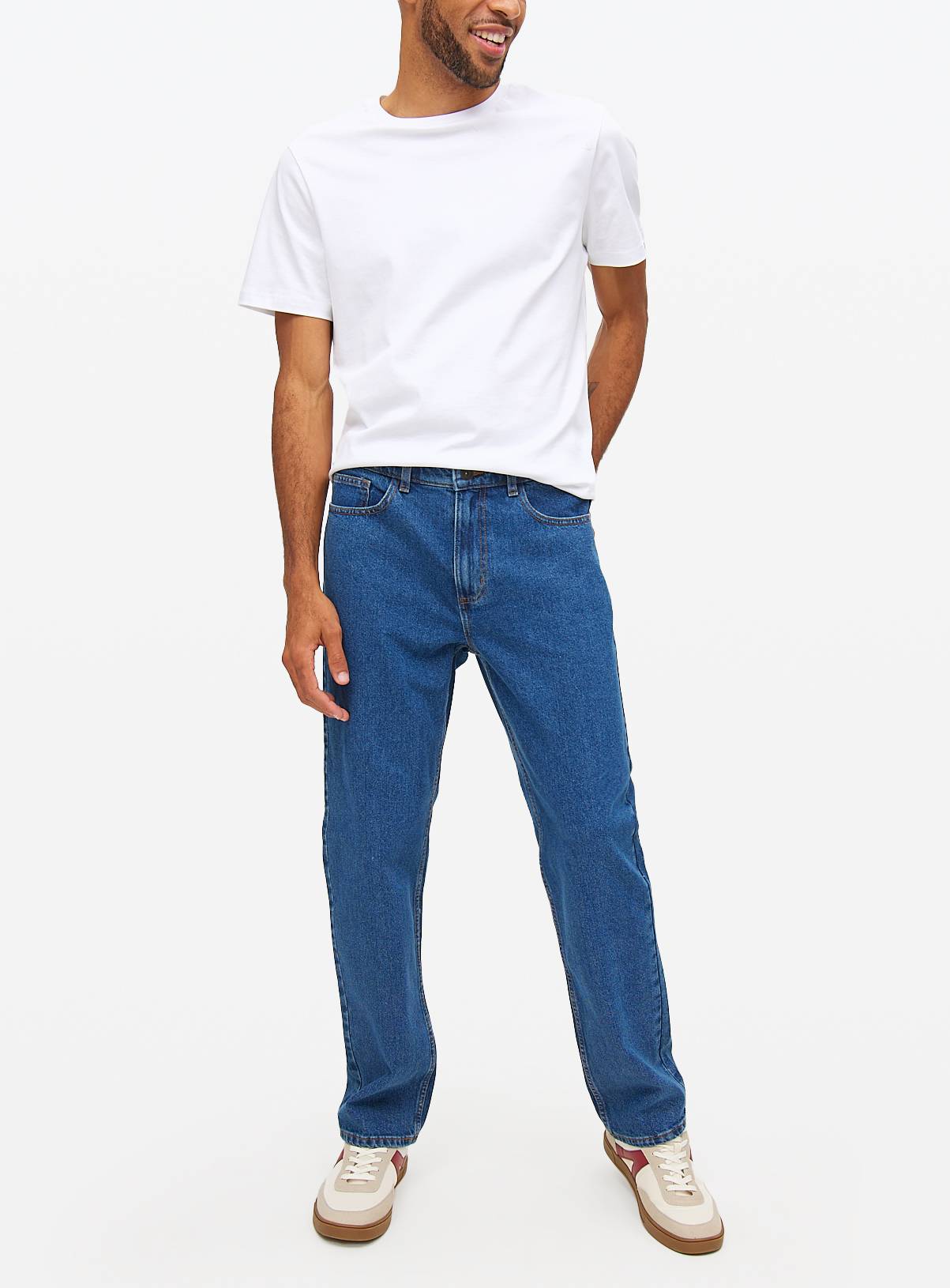 Blue Regular Fit Jeans 40R - Image 1